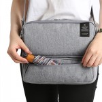 韩国旅行大容量斜挎包大单肩包ipad包男女多分层包包